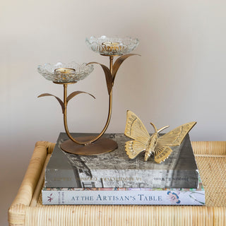 Brass butterfly