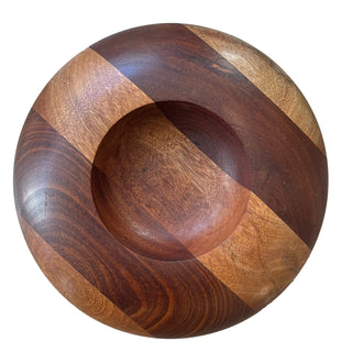 Bowl Mahogany Striped