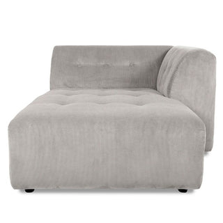 vint couch: element right divan, corduroy rib, cream