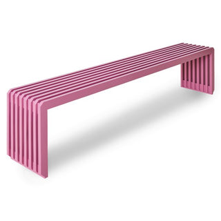 Spalje bänk varm rosa L