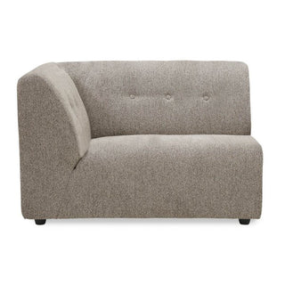 vint couch: element left 1.5-seat, sneak, beige