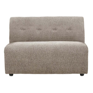 vint couch: element middle 1.5-seat, sneak, beige