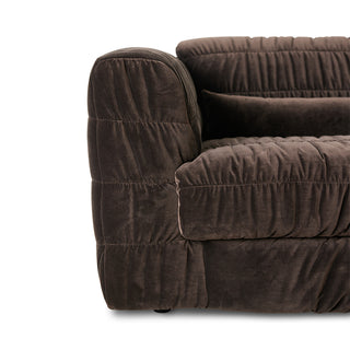 Club Couch: Royal Velvet, Espresso 