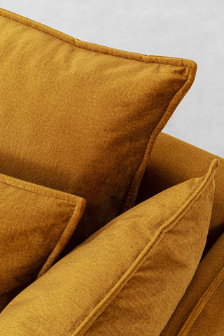 Sofa Monza Right Velvet Curry