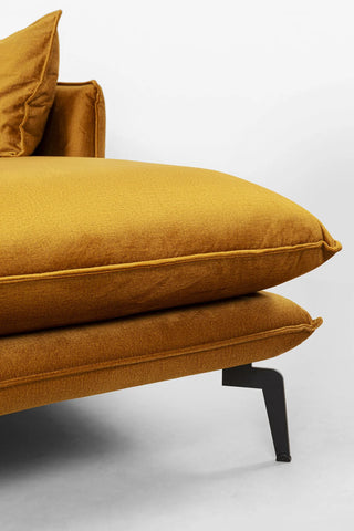 Sofa Monza Right Velvet Curry