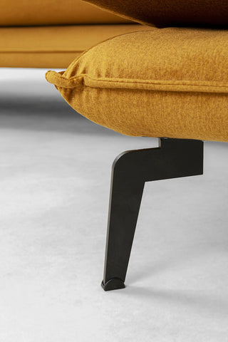 Sofa Monza Right Velvet Curry