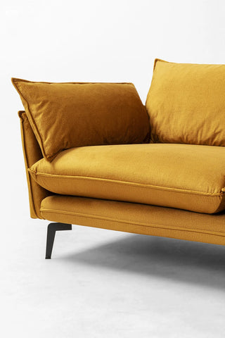 Sofa Monza Right Velvet Curry
