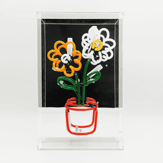 'Flowers In Pot' NEON lamp