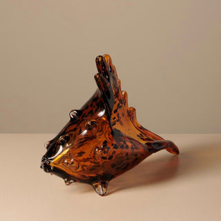 Glass Shell Leopard Small