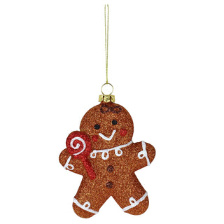 Christmas Tree Ornament Gingerbread Man Brown