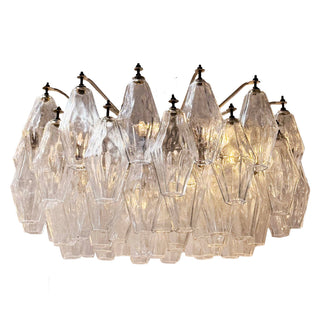 Vintage Murano Chandelier Poliedri Carlo Scarpa