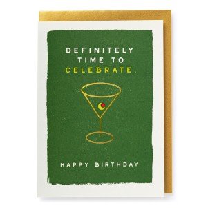 Card, Martini Birthday