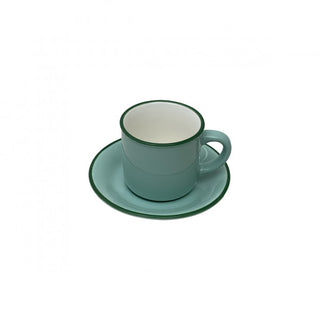 Espressokopp m. fat Ljusgrön