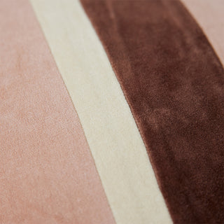 Kudde Striped Velvet Rose