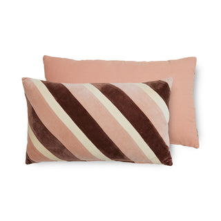 Kudde Striped Velvet Rose