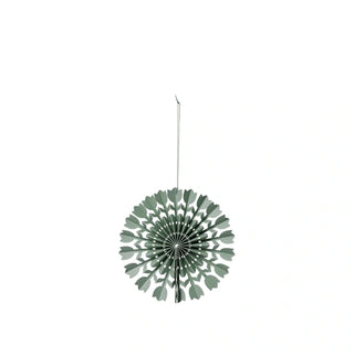 Decor Tulip Rosette, Sage green 12cm