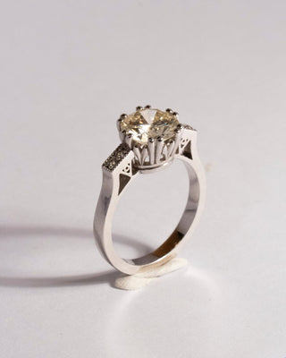 Diamantring Vittoria 2.00ct (Light Yellow/VVS2)